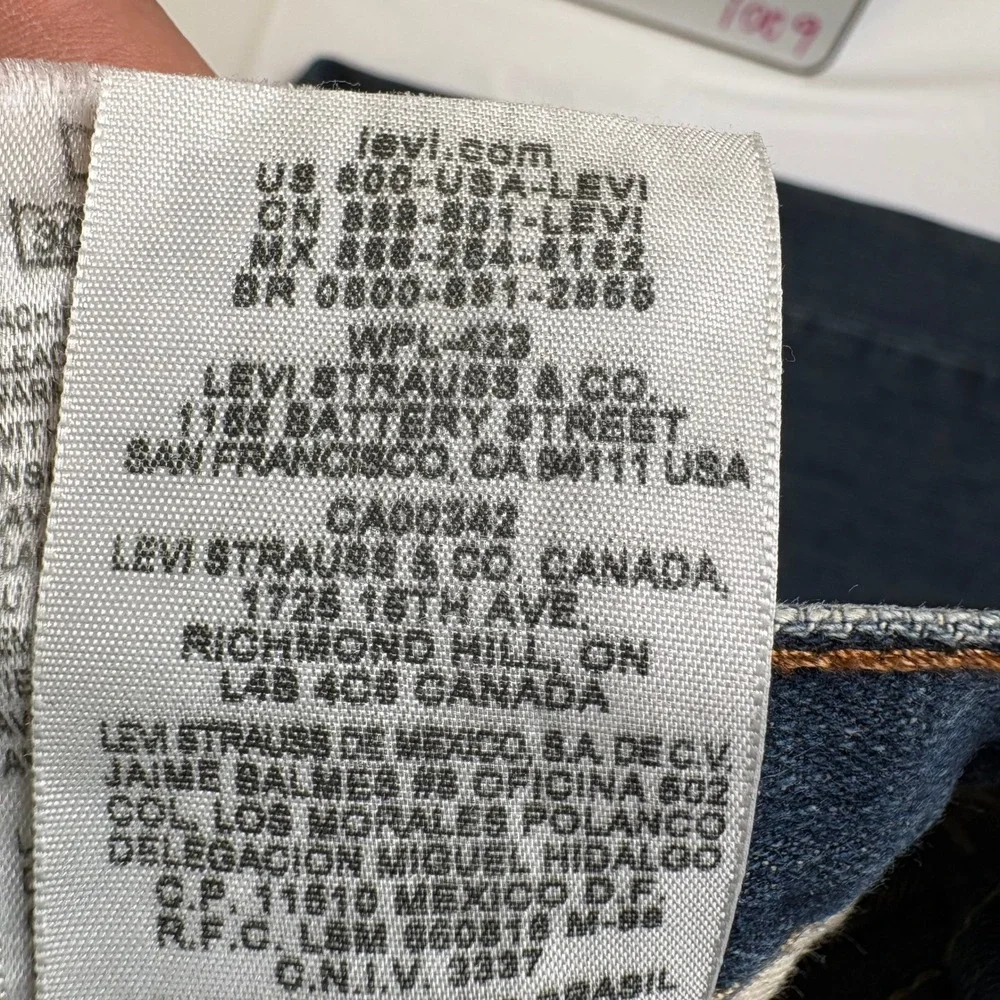 Levis 569 Loose Straight Jeans Mens 40x30‎ Medium Wash Blue Denim Baggy